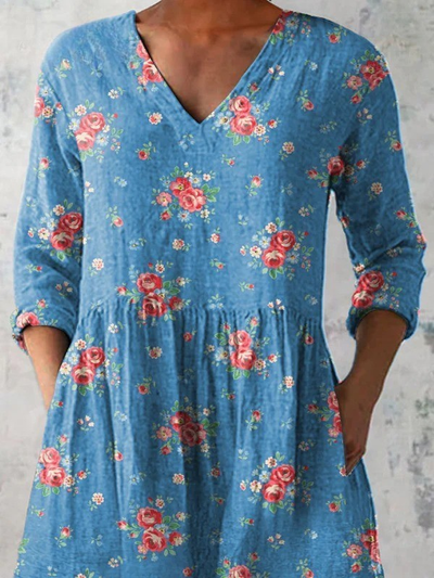 Mabel | Long V-Neck Shirt